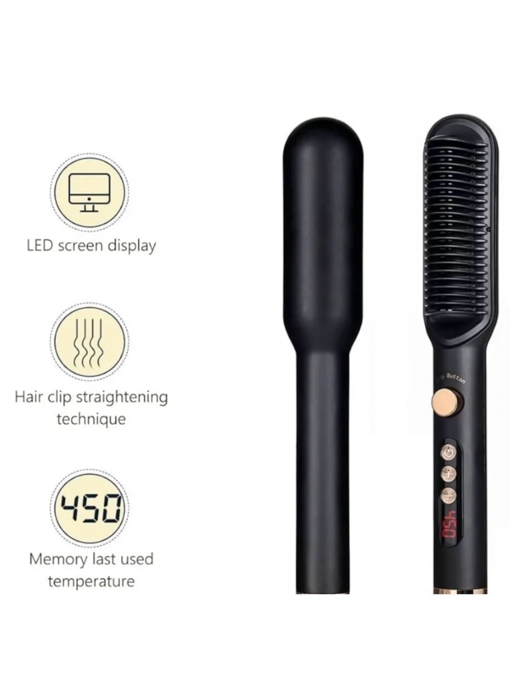 L’ange Smooth-It 2-in-1 Digital Straightening Comb!